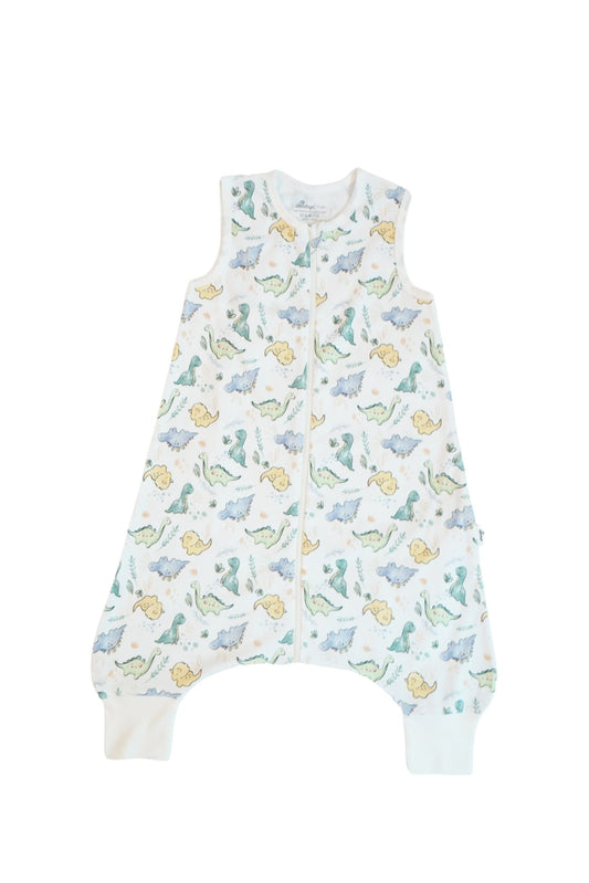 100% Organic Cotton - Muslin Walker Sleep Sack - Dino World - OBabyz