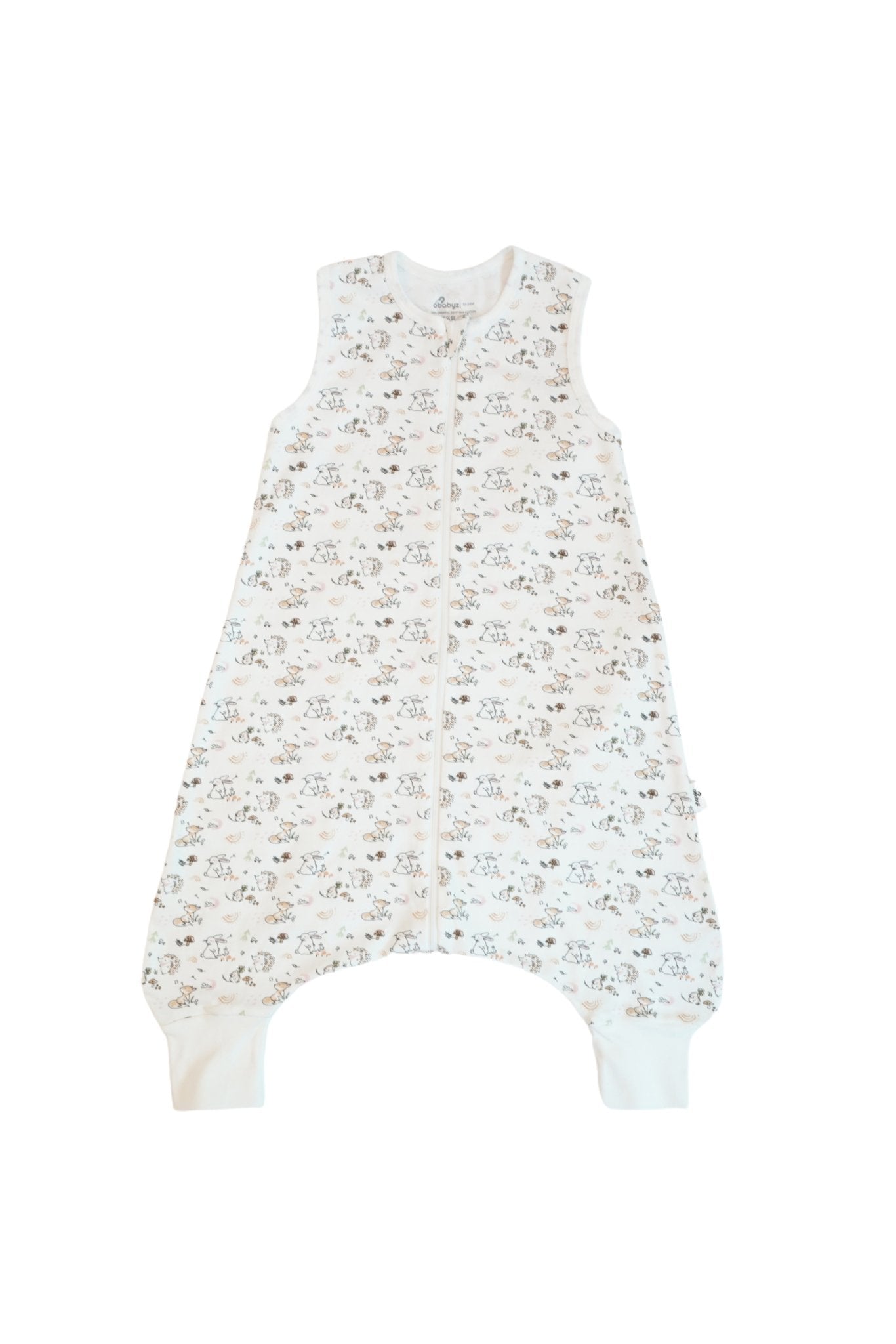 100% Organic Cotton - Muslin Walker Sleep Sack - Woodland - OBabyz