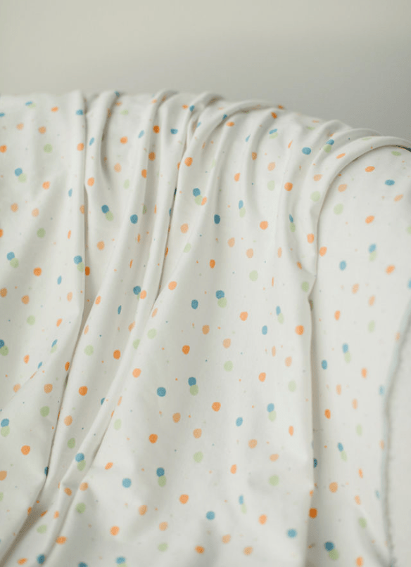 100% Organic Cotton - Receiving Blanket - Dots - OBabyz