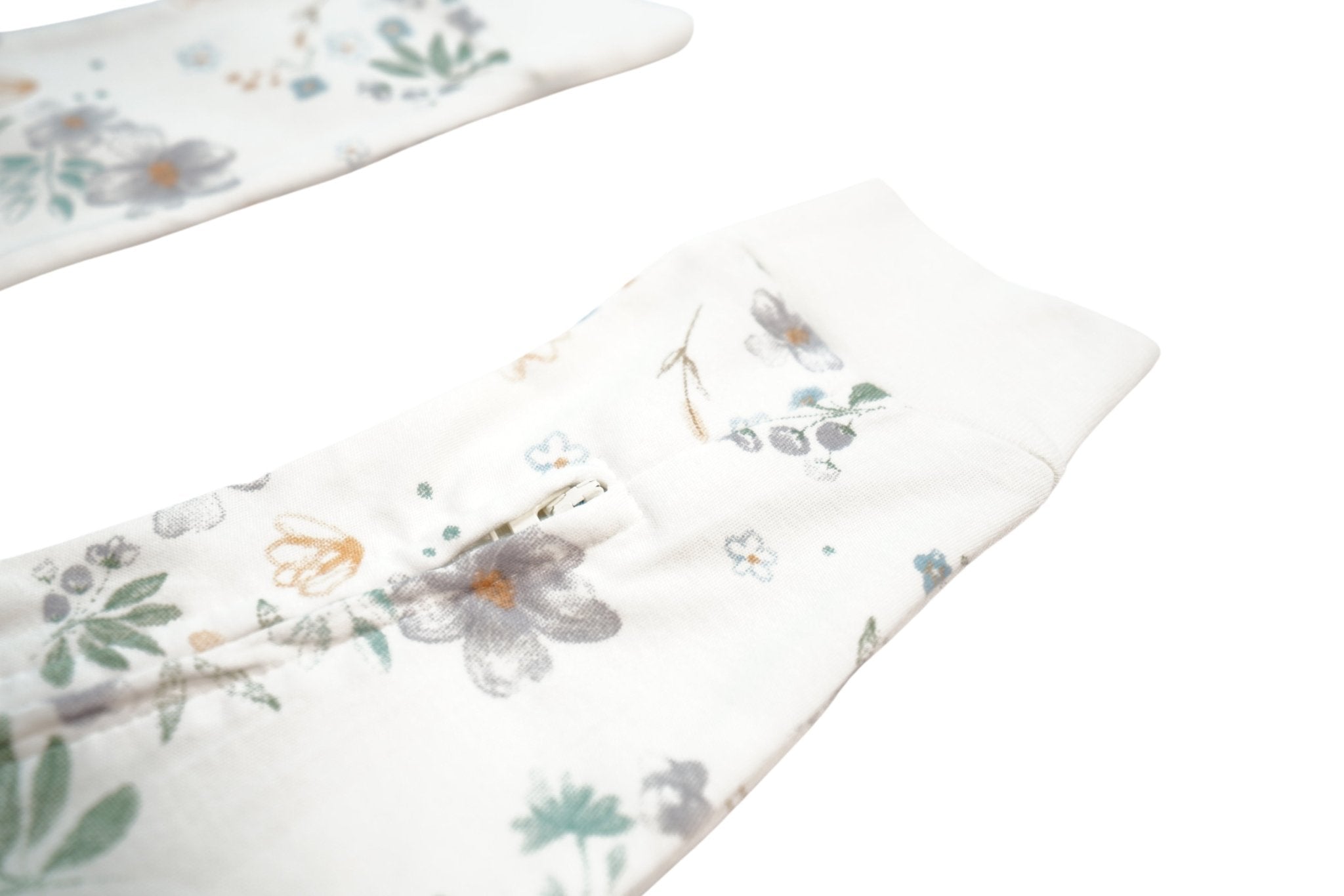 100% Organic Cotton - Zipper Bodysuit - Modern Daisy - OBabyz