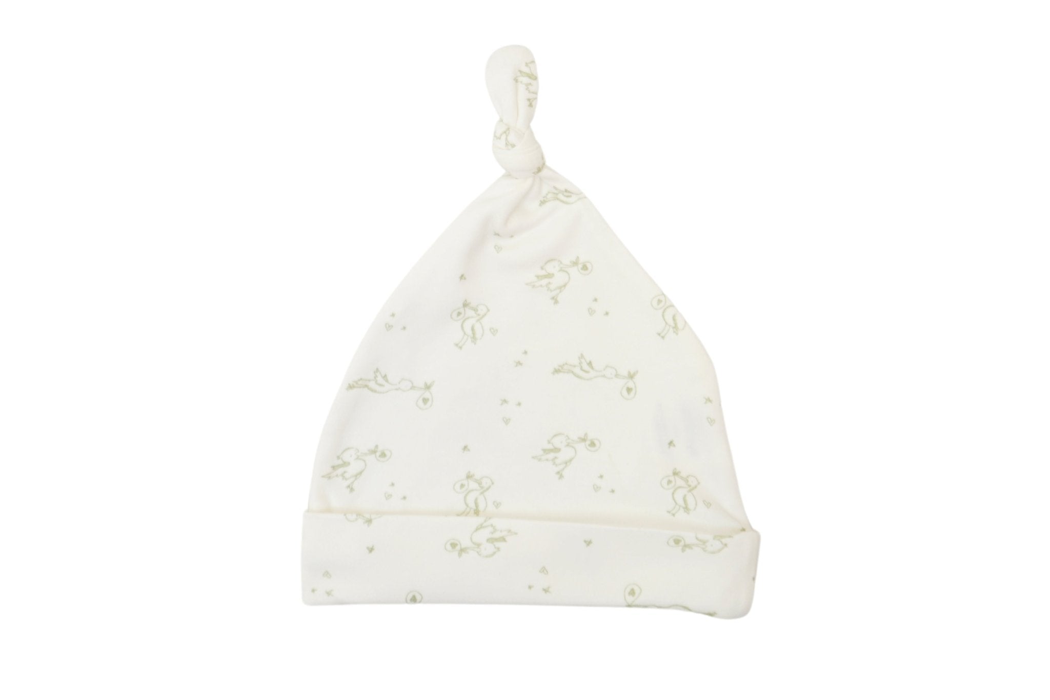 Beanie in Stork - OBabyz