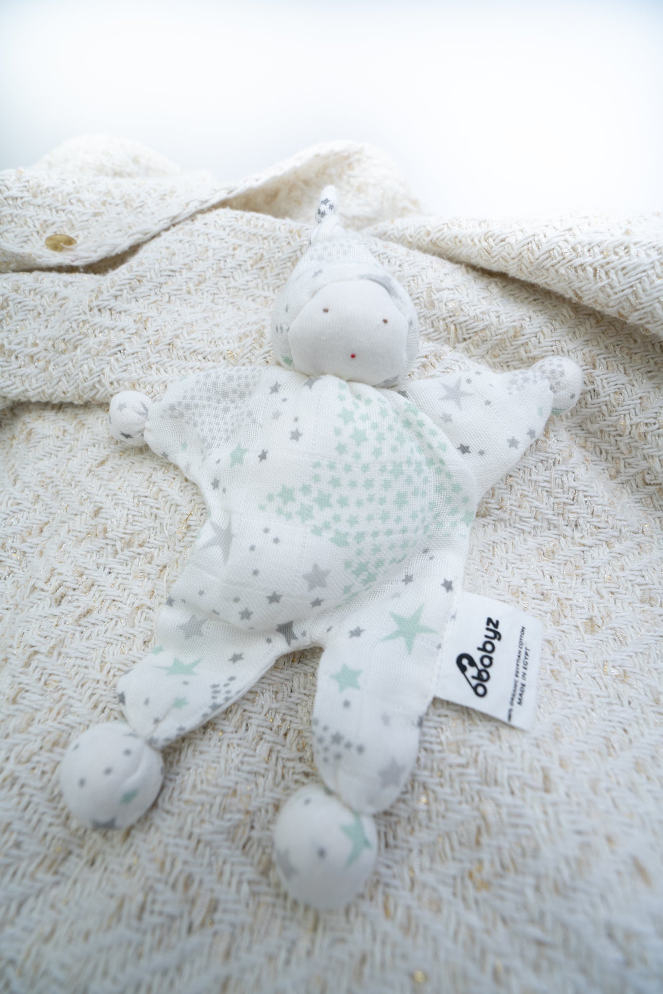 Hug-A-Heart Baby - Stars - 100% Organic Cotton - OBabyz