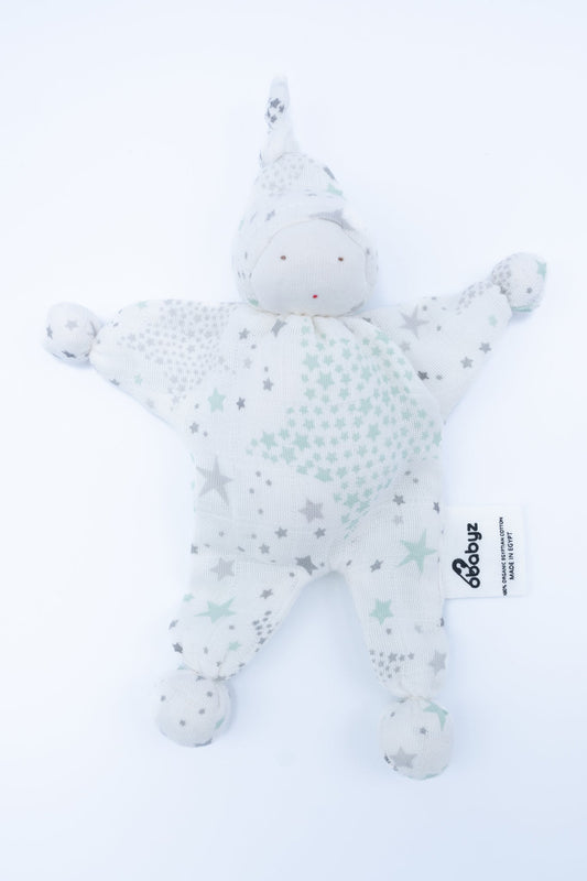 Hug-A-Heart Baby - Stars - 100% Organic Cotton - OBabyz