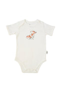 Load image into Gallery viewer, Short-Sleeve Bodysuit in Off white / Fox - OBabyz
