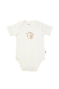 Bild in Galerie-Betrachter laden, Short-Sleeve Bodysuit in Off white / Hedgehog - OBabyz
