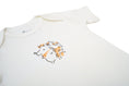 Bild in Galerie-Betrachter laden, Short-Sleeve Bodysuit in Off white / Hedgehog - OBabyz
