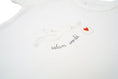 Load image into Gallery viewer, Short-Sleeve Bodysuit in Off white / Stork - OBabyz
