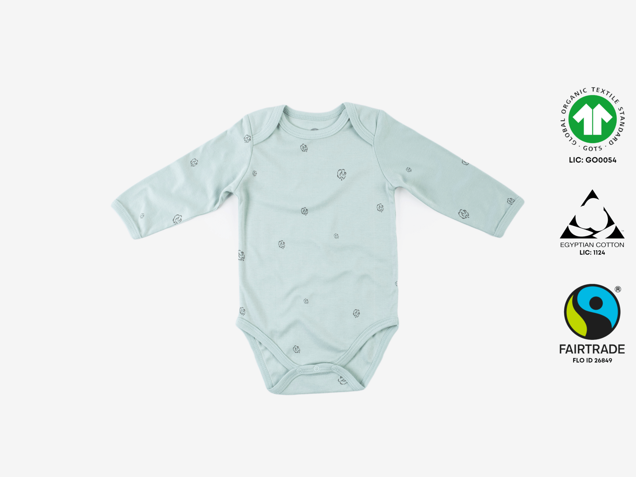 Caico Long Sleeve Baby Body - OBabyz