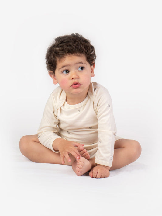 Caico Long Sleeve Baby Body - OBabyz