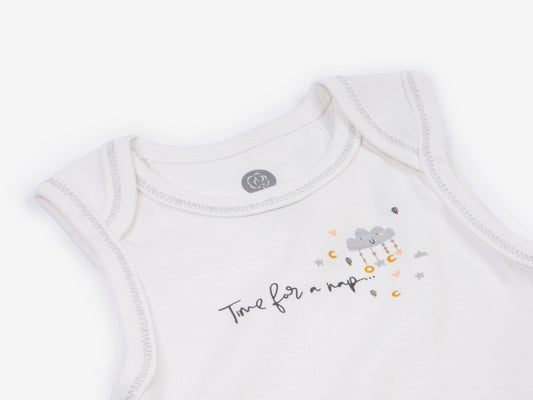 Caico Sleeveless Baby Body - Set of 3 - OBabyz